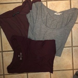 T-shirt H&M,Brandy Melville&American Eagle Pack